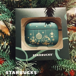 星巴克周边圣诞耳机壳追星站苹果iohone耳机壳手表带周边数码配件