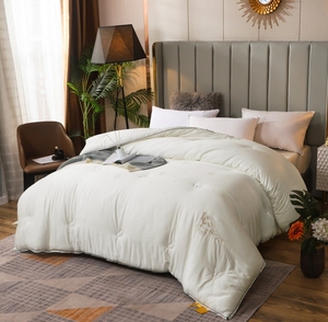 晚安家纺品牌床上用品被芯被褥被子酒店双人用臻棉大豆蚕丝冬被