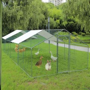 户外养鸡棚鸡笼家用大号特大型围栏网鸡舍养殖场养鸽子搭建防雨