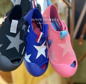 日本代购Converse匡威童鞋新款儿童夏季水陆两穿透气速干轻便凉鞋