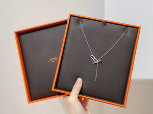 爱马仕猪鼻子项链二手