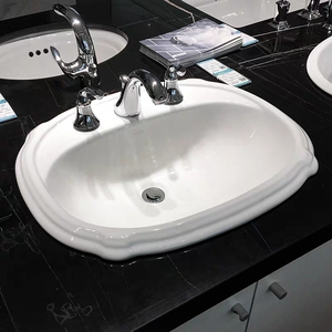 科勒台上盆 k-2189t-1/4/8 珀特勒修边式洗脸盆 陶瓷面盆 洗手盆