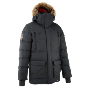 迪卡侬 羽绒服男户外 防水中长款加厚冬季外套 quechua