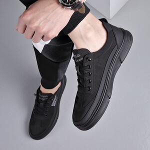 环球鞋居淘宝环球全黑色高帮纯黑帆布鞋女学生鞋板鞋休闲平底单鞋