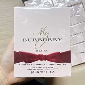 柜￥1445 burberry博柏利 花之绯女士香水 90ml  限量红丝带