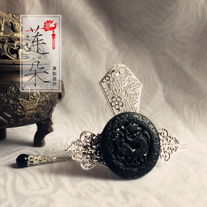 大秦帝国头饰玉冠cos横店影视专用拍照古装头冠汉服男款发冠发簪