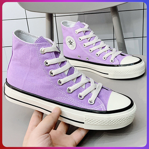 联名正品冬季匡威star女鞋紫色1970s帆布鞋高帮经典款韩版板鞋 潮