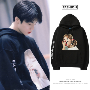 时代少年团刘耀文同款卫衣情侣宽松连帽男女韩国潮牌帽衫外套上衣
