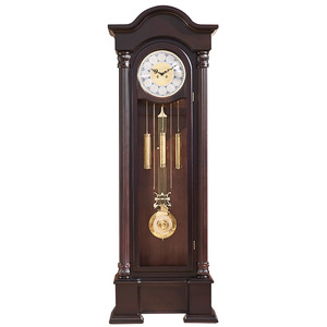 德国赫姆勒落地钟欧式座钟机械实木中式复古立式钟表摆钟客厅落地