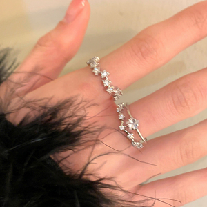FANTAI不规则星星戒指戒指女小众设计高级感开口食指配饰中古手工