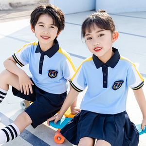 幼儿园园服夏装两三件套儿童运动服运动会统一服装小学生校服套装