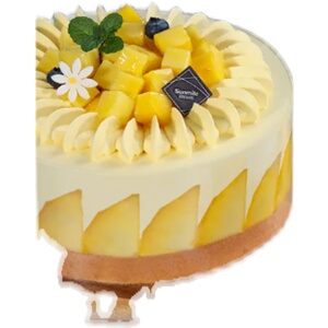 厦门向阳坊蛋糕漳州蛋糕厦门向阳坊生日蛋糕芒果奶油蛋糕芒果雪塔