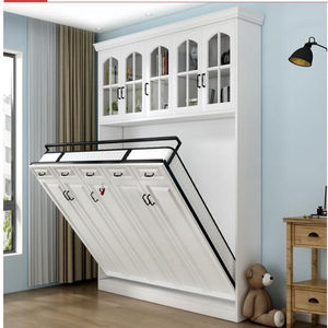 隐形折叠床侧翻隐形床柜子一体侧翻隐形侧翻床小户型多功能床定制