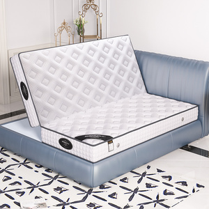 织女折叠弹簧床垫家用可折叠席梦思2米x2米1.8米乳胶2.2米定制
