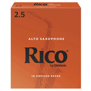 美国RICO瑞口传统系列降EB高中次上低音萨克斯黑单簧管哨片黄橙盒