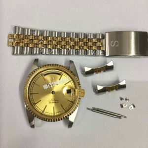 手表配件 S度士 表壳 2834 2836 2846机芯表壳 修表配件 间金表壳