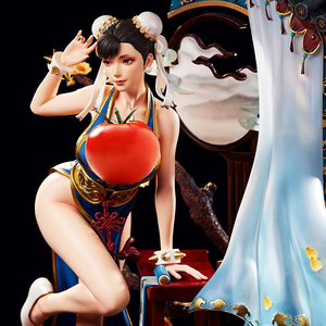 拳皇手办tes春丽游戏二次元美少女手办街霸对决街头gk雕像礼物