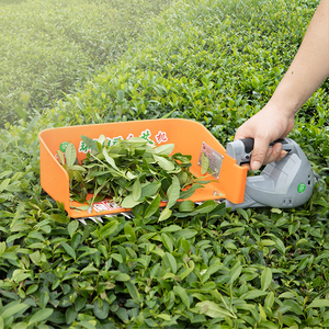 落崎电动采茶机单人小型剪茶叶机器便携式茶树修剪机充电式绿篱机
