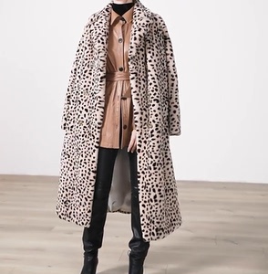 水豹绒外套女中长款