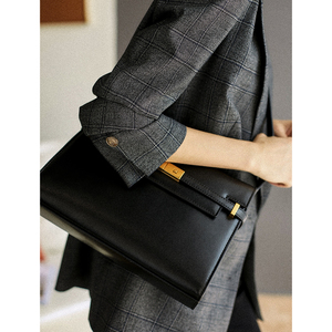 の笑涵阁 经典复古 纽扣灰调格纹薄垫肩精纺羊毛西装xza460255ag