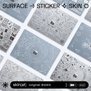 SkinAT 适用于微软笔记本Surface Laptop 4保护膜laptop透明膜 微软平板电脑surface透明膜 进口3m不留胶贴纸