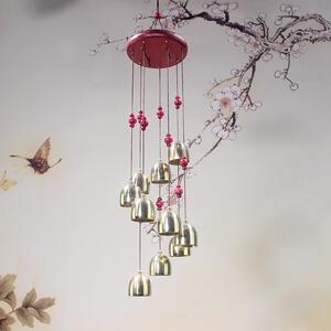 风铃挂件古风门口铃铛挂饰客厅进门提醒复古高级纯铜卧室中国风