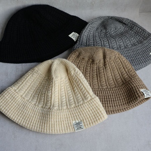 帽子女帽檐羊毛秋冬毛呢休闲百搭礼帽复古时尚盆帽修脸毛线渔夫帽