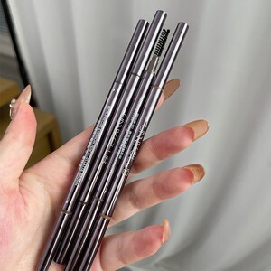 新版极细▲悠宜unny眉笔灰色防汗立体自然野生眉灰咖色易上色不晕