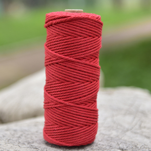 彩色棉绳棉线绳粗细diy手工编织材料包3-4mm装饰绳挂毯绳子捆绑绳
