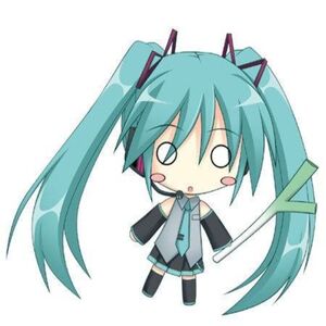 动漫周边初音未来公主殿下cosplay道具甩葱舞 初音未来道具葱