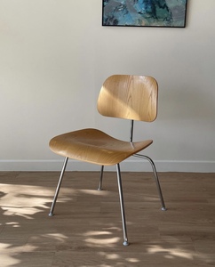 DPstudio伊姆斯餐椅实木北欧简约中古现代蚂蚁椅设计师复古咖啡椅