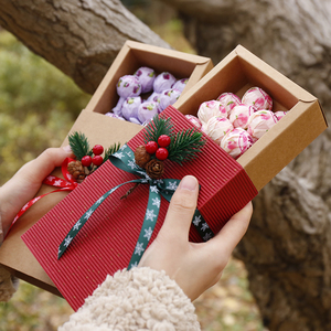 白桃葡萄水果味棒棒糖花束diy高颜值糖果礼盒装圣诞节日生日礼物