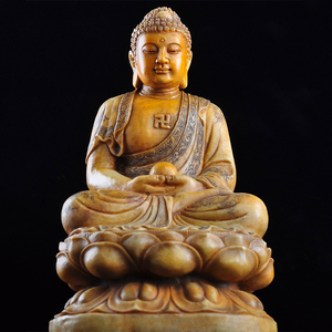 泓忆福建寿山石如来手作雕刻玉石工艺品收藏品观音如来佛像摆件