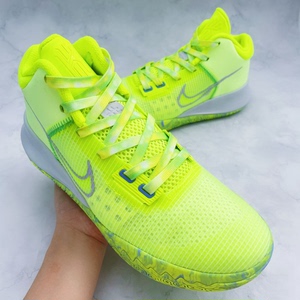 适配nike kyrie flytrap 4ep荧光绿支线欧文4黄绿扎染渐变鞋带潮