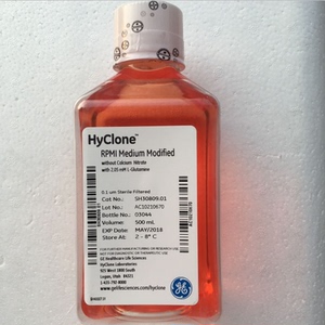 hyclone海克隆rpmi1640液体培养基500ml原装sh30809.01