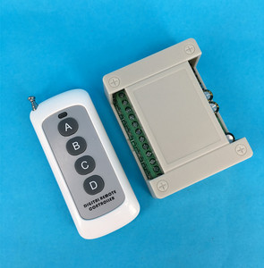 新款4路交流220v无线遥控开关 配大功率遥控器 灯具 马达控制器