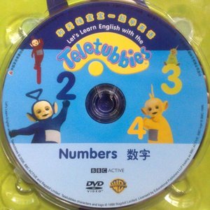 6张视频光盘 和天线宝宝学英文 dvd 英语启蒙光碟 碟片 碟子