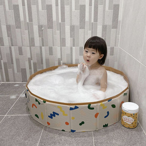 Ins韩风新款儿童海洋球池婴儿室内泳池玩具收纳游戏池围栏可折叠