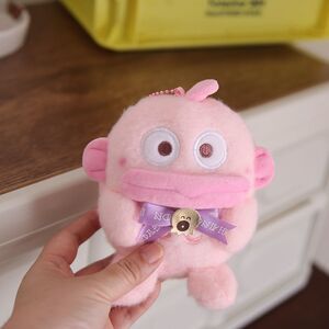 可爱粉色丑鱼包挂件玩偶公仔挂饰ins日系软萌少女心娃娃装饰礼物