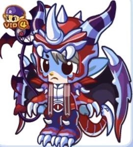 洛克王国代上古龙王 帕尔萨斯 海神套服装