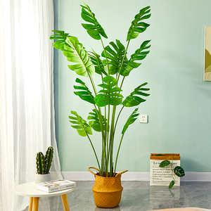 大型仿真绿植假植物装饰室内旅人蕉龟背竹落地室内橱窗造景装饰树