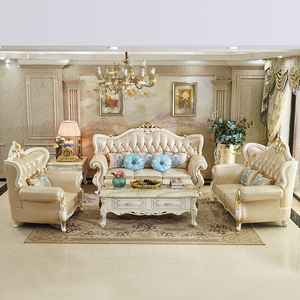 新款欧式真皮实木家具