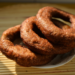 荞圈圈荞面杂粮定西特产油炸圈圈速食早餐糕点手工荞面下午茶美食