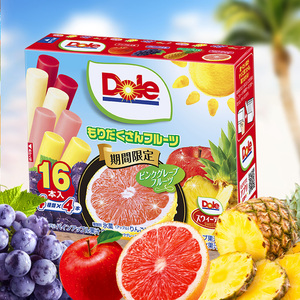 日本进口乐天dole都乐水果口味冰棒盒装葡萄味棒冰菠萝雪糕冰淇淋
