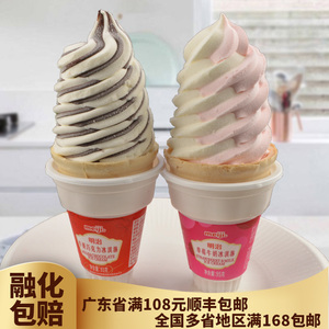 明治火炬冰淇淋甜筒筒装雪糕牛奶味巧克力味冰激凌10支赠送一支装