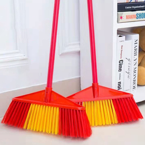 扫把簸箕五排硬毛塑料优质扫把家用环卫扫帚扫地苕帚扫把单个