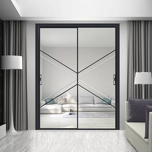 阳台推拉门钢化玻璃客厅简约