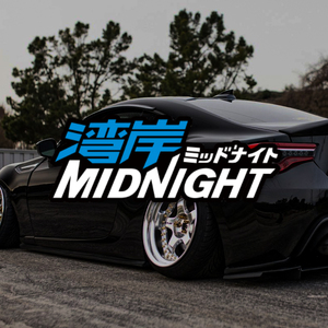 jdm改装车贴midnight湾岸车身装饰贴画摩托赛车游戏反光划痕贴纸