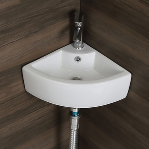 艺术三角中大号小户型挂墙式挂盆阳台卫生间小型洗脸盆洗手盆