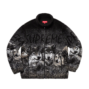 supreme 19ss wolf fleece jacket 狼图腾摇粒绒 羊羔绒 外套夹克